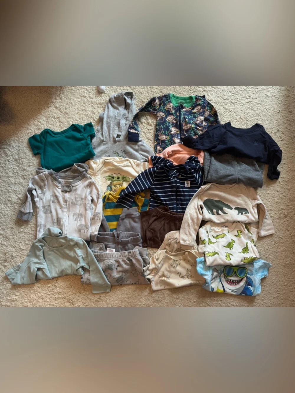 18 piece baby boy clothes lot 6-9 m